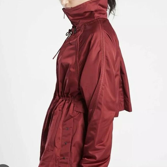 Athleta Escape red windbreaker full zip jacket size xxs - Picture 2 of 12